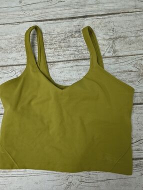 Lululemon Align Tank Top Cropped Auric Gold Size 8